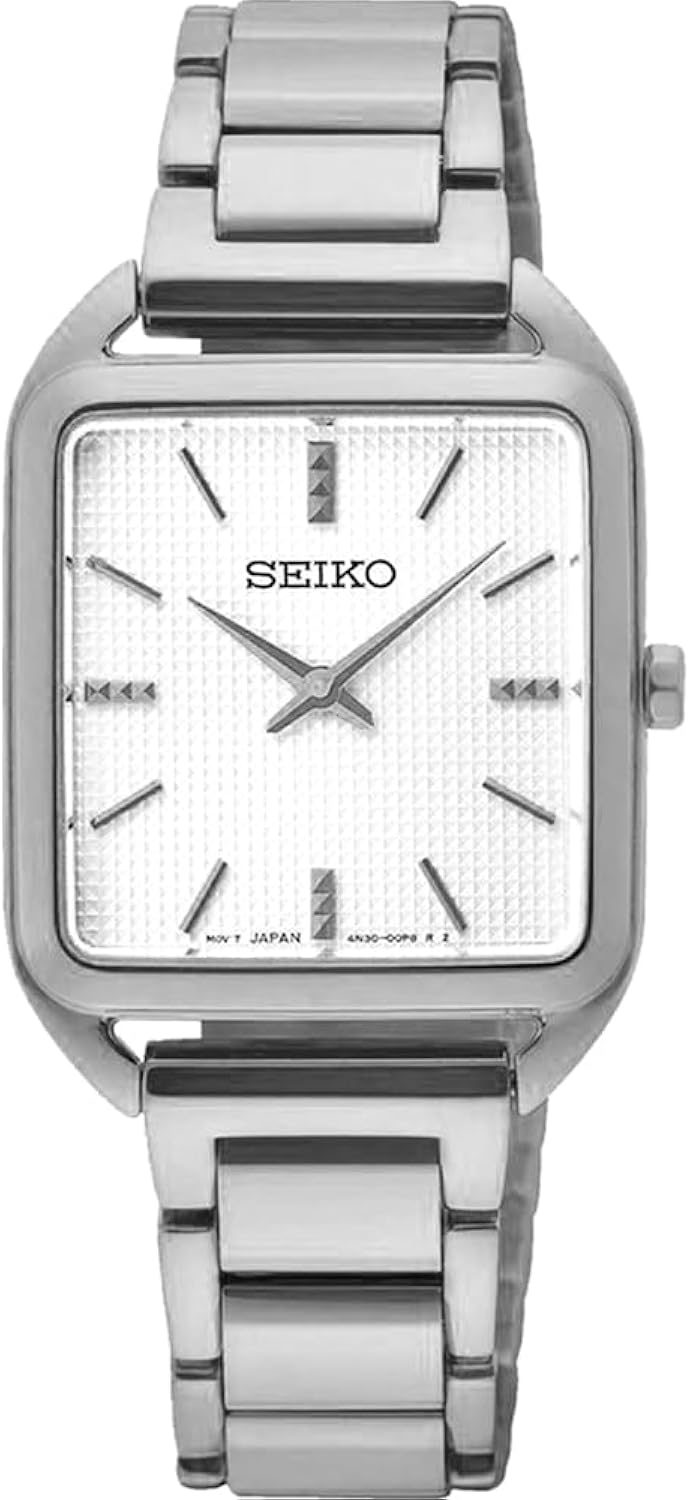 Seiko Orologio Analogico al Quarzo Donna con Cinturino in Acciaio Inossidabile SWR073P1 Seiko Orologio Analogico al Quarzo Donna con Cinturino in Acciaio Inossidabile SWR073P1