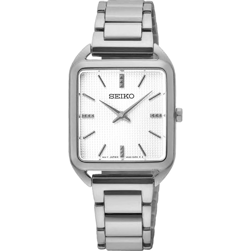 Seiko Women Analog Quartz Watch with Stainless Steel Strap SWR073P1