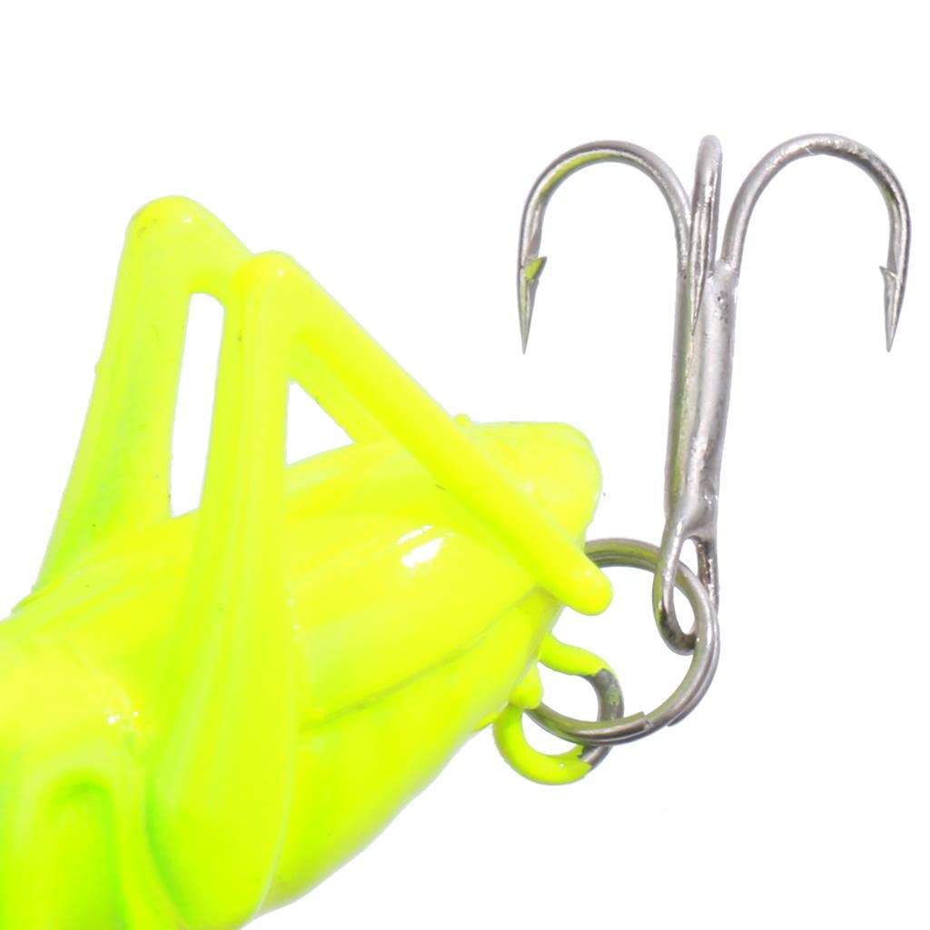 BNF®Artificial Grasshopper Insect 4cm Fish Lure Jig Hook for Sea Fishing-image-5