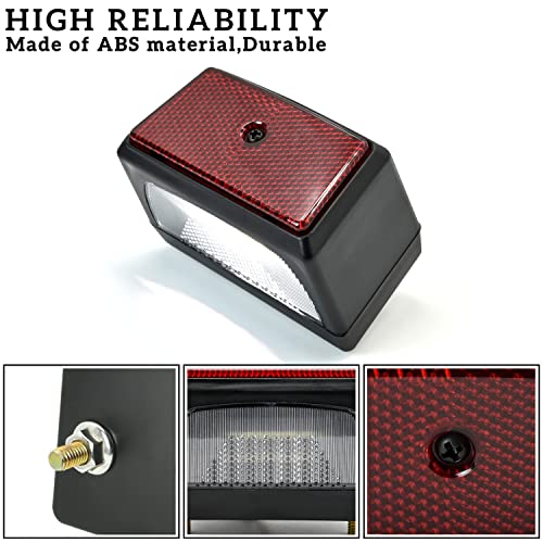 SAUTVS Luz de LED para placa de licença Can-Am Spyder RS GS SE5 SM5 2008-2010 acessórios (2 peças, s