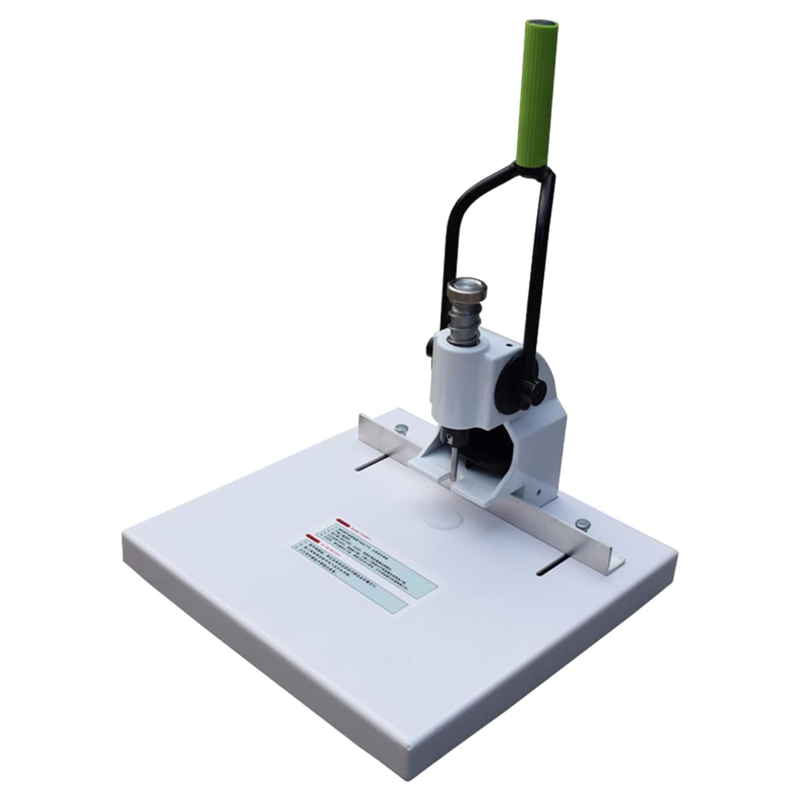 Perforatrice per Metallo ad Alta Resistenza a Foro Singolo, perforatrice per Carta ad Alta Resistenza, capacità di Perforazione di 300 Fogli, con Stampo per Fori da 4 mm, 5 mm, 6 mm, 7 mm, 8 mm, per