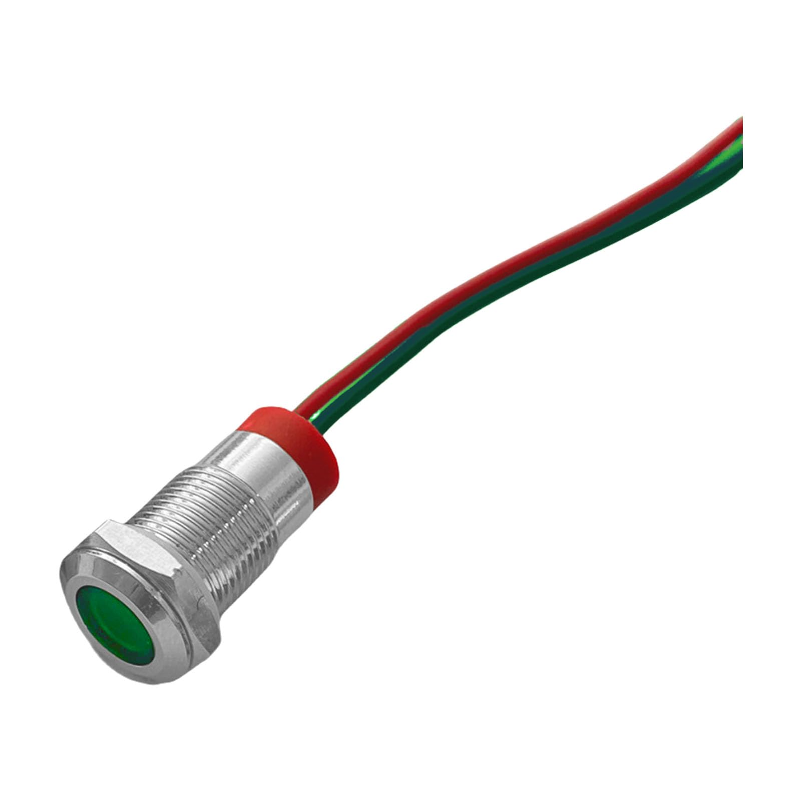 HZBB Resistant Metal Signals Indicators 220V Voltages LED Signals Light for Harsh Environment and Projects Waterproof Indicators Light Metal