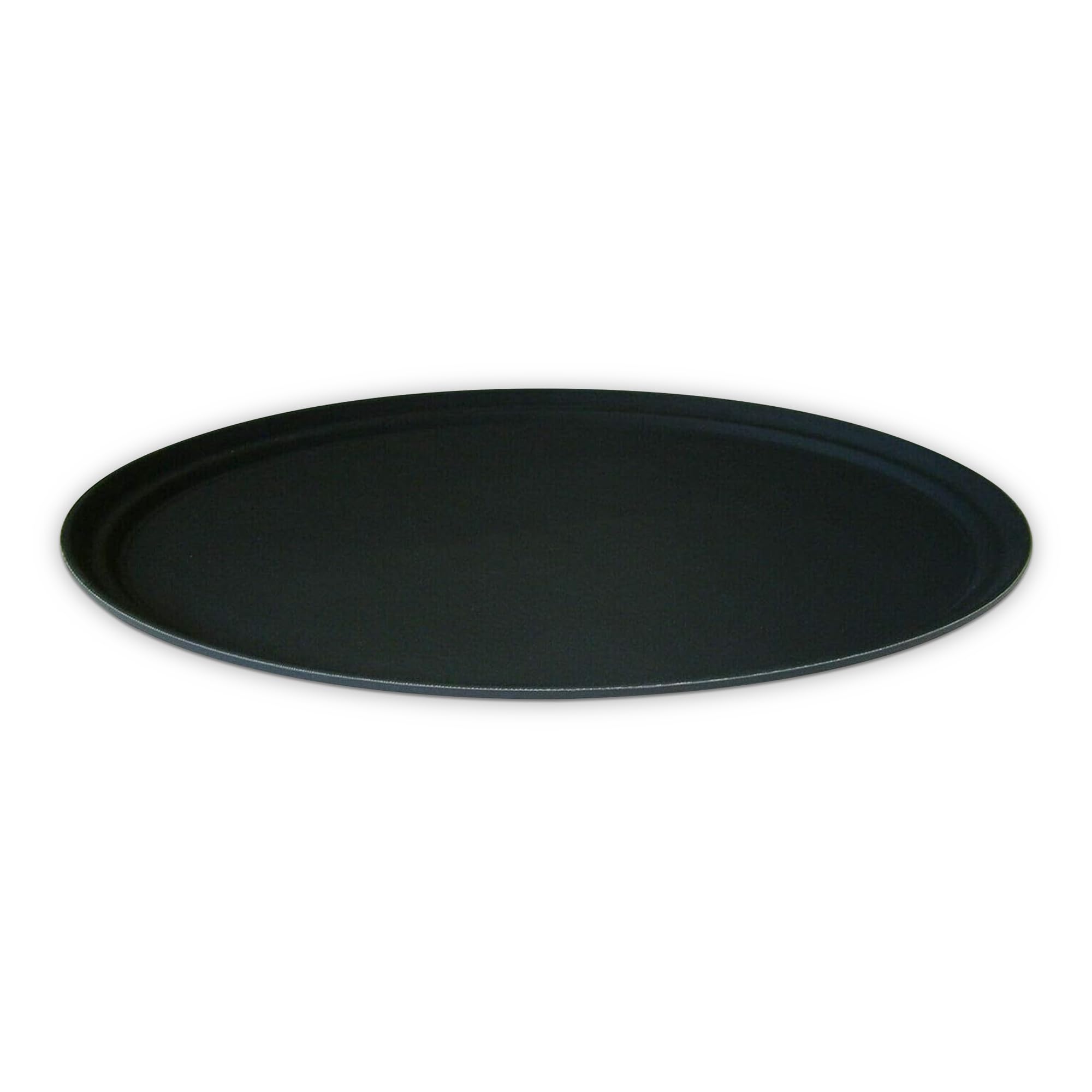 We Can Source It Ltd Black - Oval Non Slip Bar Tray Serving Bar Waiters Grip Tread Tray 27" (67.4Cm)