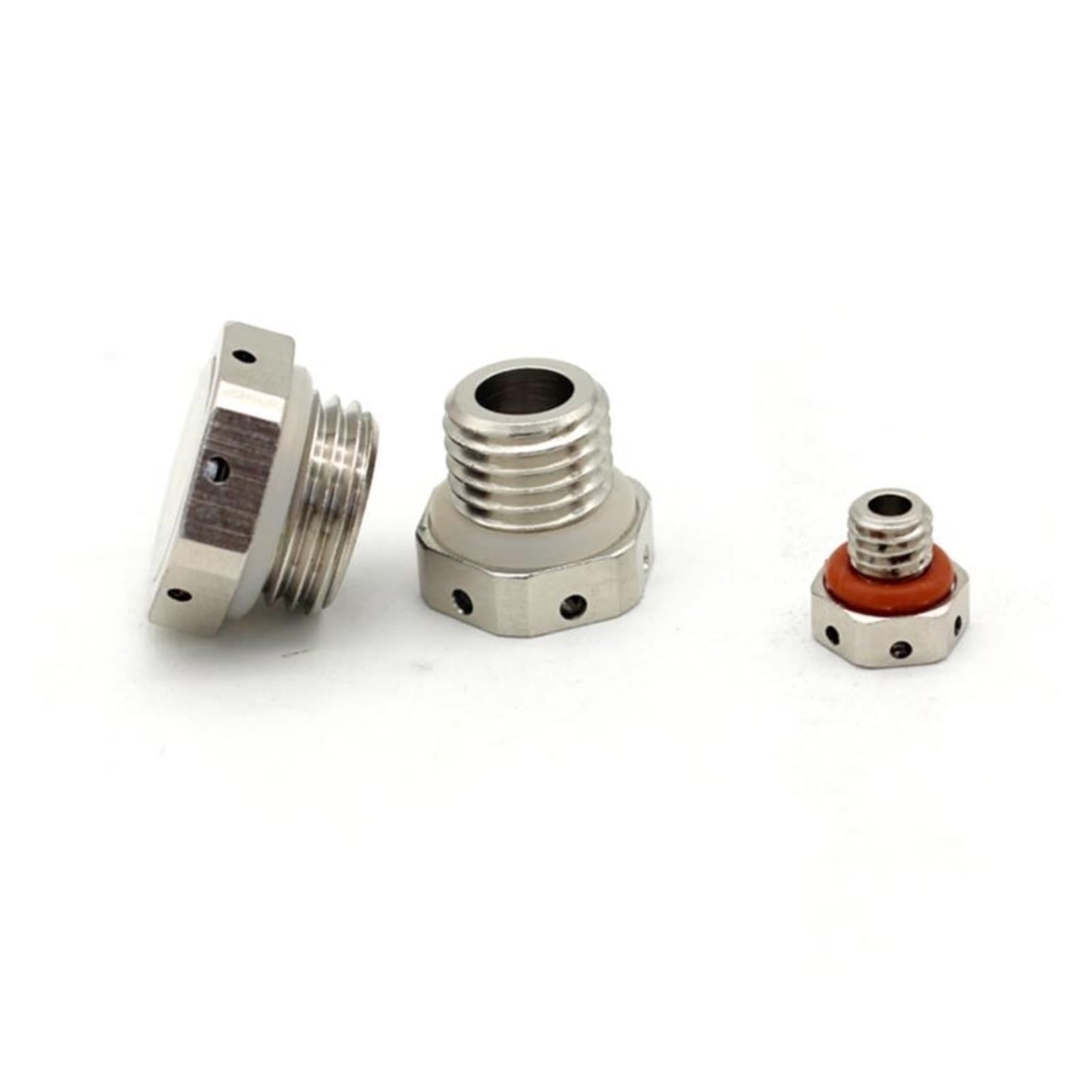 Waterproof Air Vent Valve Stainless Steel Breather Valve M5*0.8 M6*1 M8*1.25 M15*1.5 Waterproof Vent Plug Screw Pressure Equalizing(Brass Nickel Plated,M5X0.8_5PCS)
