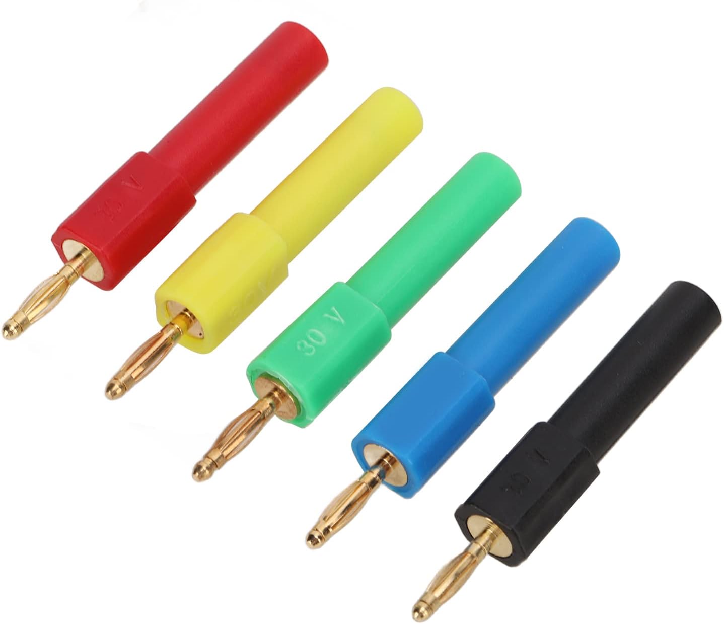 Buy Jadeshay Banana Plug 5Pcs Male to Female Banana Plug， 2mm to 4mm PA Brass Bananas Plugs