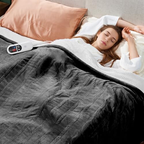 Electric Blanket Heated Full Size, Ultra-Soft 84
