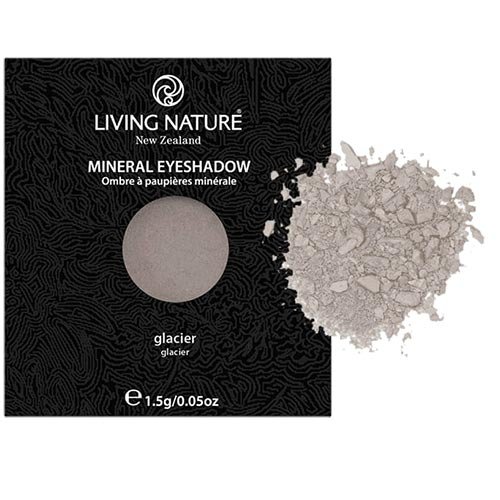 Living Nature Eye Shadow - Glacier (Shimmer - Light Grey) I Certified Natural I Cruelty - Free