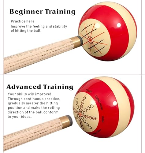 High-Precision Training Cue Ball,Billiard Training,57.2mm/2.3in, Advanced Resin,which is resistan-t to wear and Impact,1 PC - Image 5