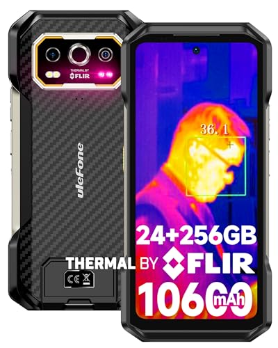 Smartphone étanche IP68K Android 14 Ulefone Armor 27T caméra thermique