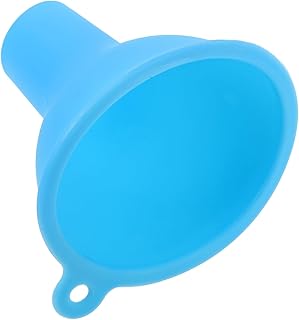 MERRYHAPY Embudo De Multifuncional para Llenar Juguetes De Embudo De Transferencia De Alimentos para Diseño De Gran Capacidad Color Azul