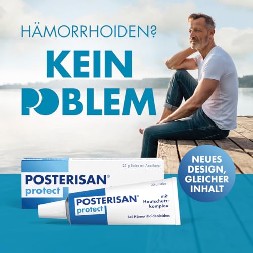 Posterisan protect rektalna mast s kompleksom za zaštitu kože: mast s aplikatorom za ublažavanje simptoma hemoroida i zaštitu od iritacije, 25 g