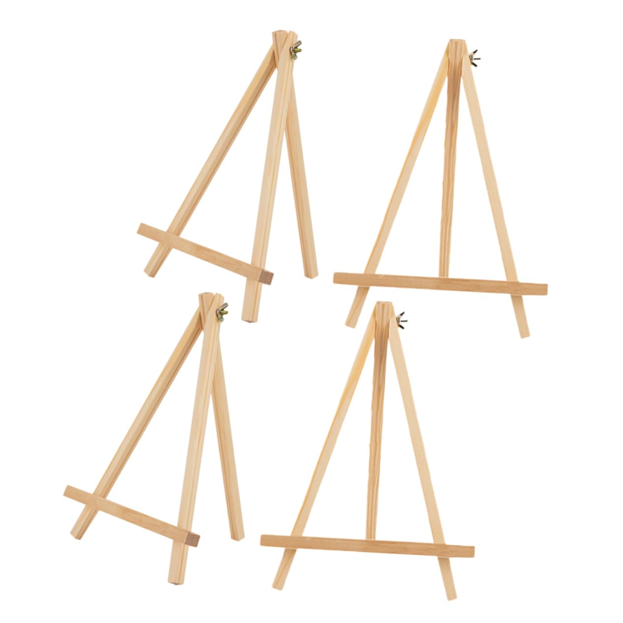 Operitacx 8pezzi Cavalletto Legno Per Pittura Supporto Da Tavolo Per Artisti e Ragazzo Ragazza Per Mostre e Attività Creative