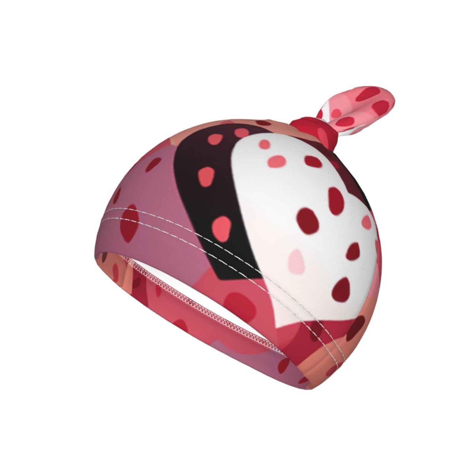 3D koc i czapka z motywem serca, zestaw dla noworodków, przytulna chusta dla niemowląt, malucha, komfort, 29 x 53 cm