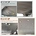 DASBET 60pcs Car Roof Headliner Repair Kit | 242 Pcs Auto Roof Snap Rivets Retainer for Interior Ceiling Cloth Fixing Repair Buckle with Installation Tool and Fit All Cars (Grey Grid Cloth)