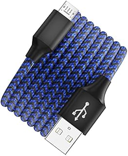 10FT Micro USB Cable for Fire 7 8 10 4th 5th 6th 7th Generation,Kindle Tablet HD HDX E-Readers,Xbox One/PS4 Controller,Fast Fire Charger Cord,Samsung S7/S6 Nylon Braided Android Charging Cable