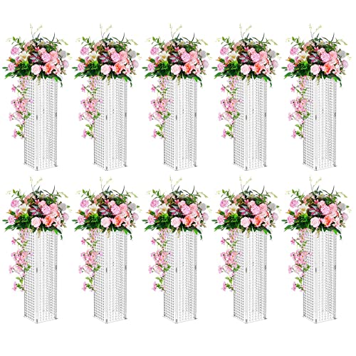 Jarrones Decorativos Cristal Altos Marca Nuptio