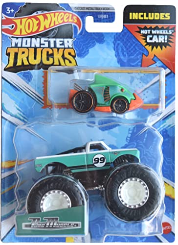 Hot Wheels Monster Trucks Pure Muscle escala 1:64 miniatura 1