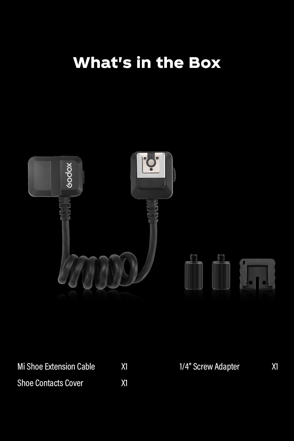Godox Câble d'extension audio hors caméra pour appareils photo Sony A7R IV A7II A7III A7RII A7RIII A7SII A7 A7R A7S A6600 A6100 A6500 A6400 A6300 avec Multi Interface MI Shoe