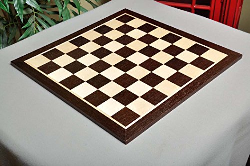 African Palisander & Maple Wooden Tournament Chess Board - 1.75
