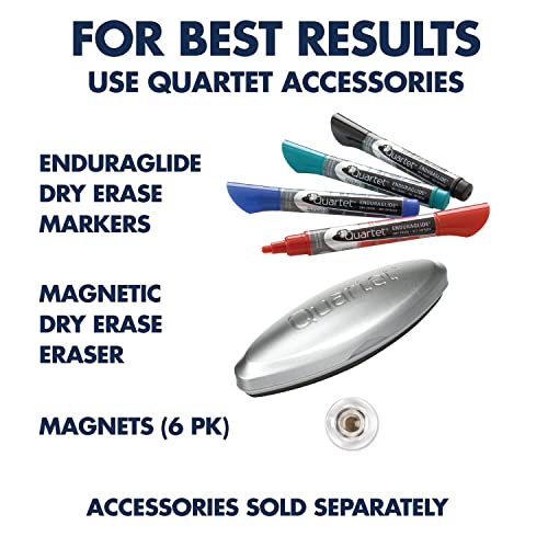 Quartet Glass Whiteboard, Magnetic Dry Erase White Board, 3' X 2', White Surface, Infinity (G3624W) #TOP6