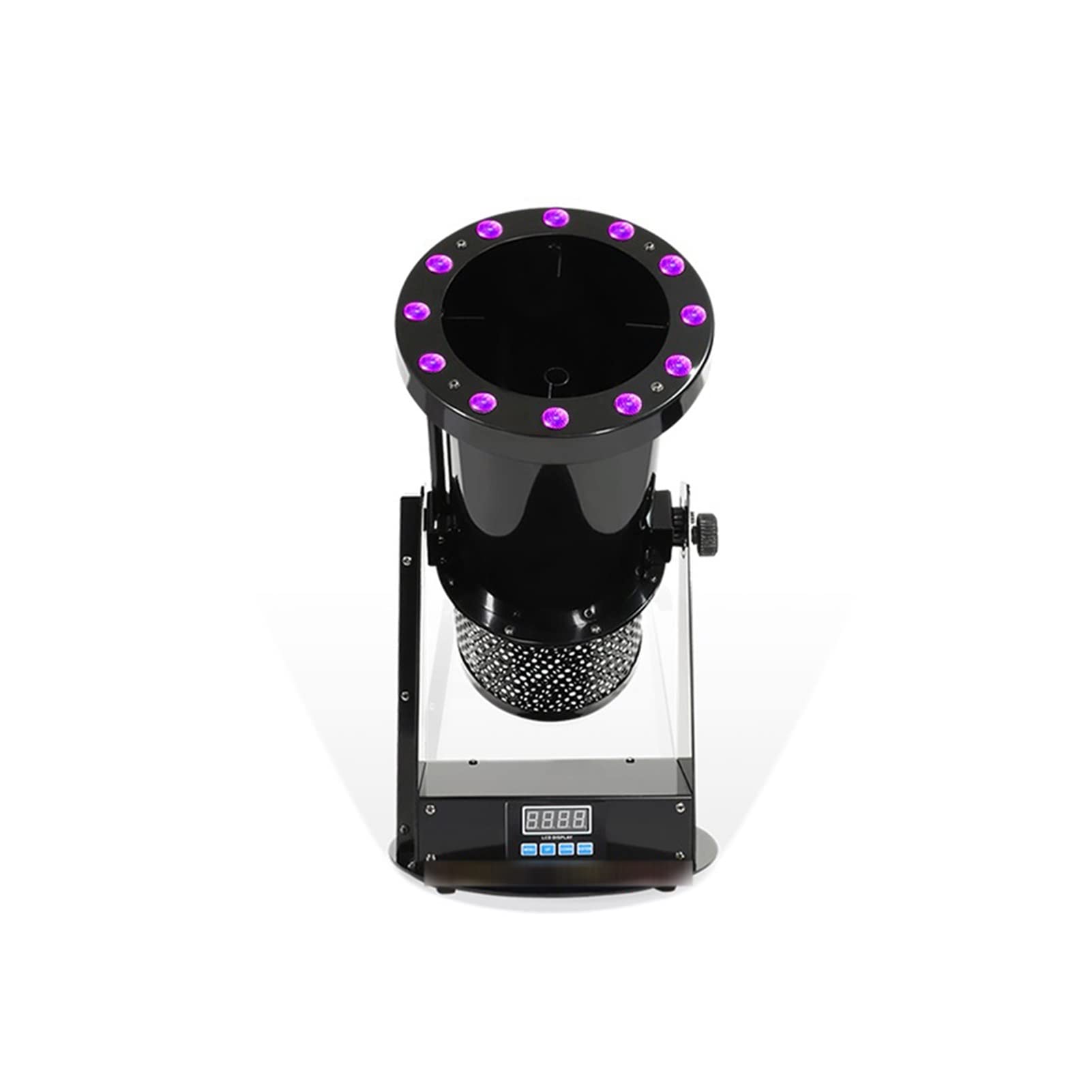 Konfetti-Maschine Confetti Launcher 1200W Confetti Cannon LED Lichter farbenful konfetti Maschine Launcher for hochzeitsbühne Party Light Show Für Hochzeitsfeier Dekoration
