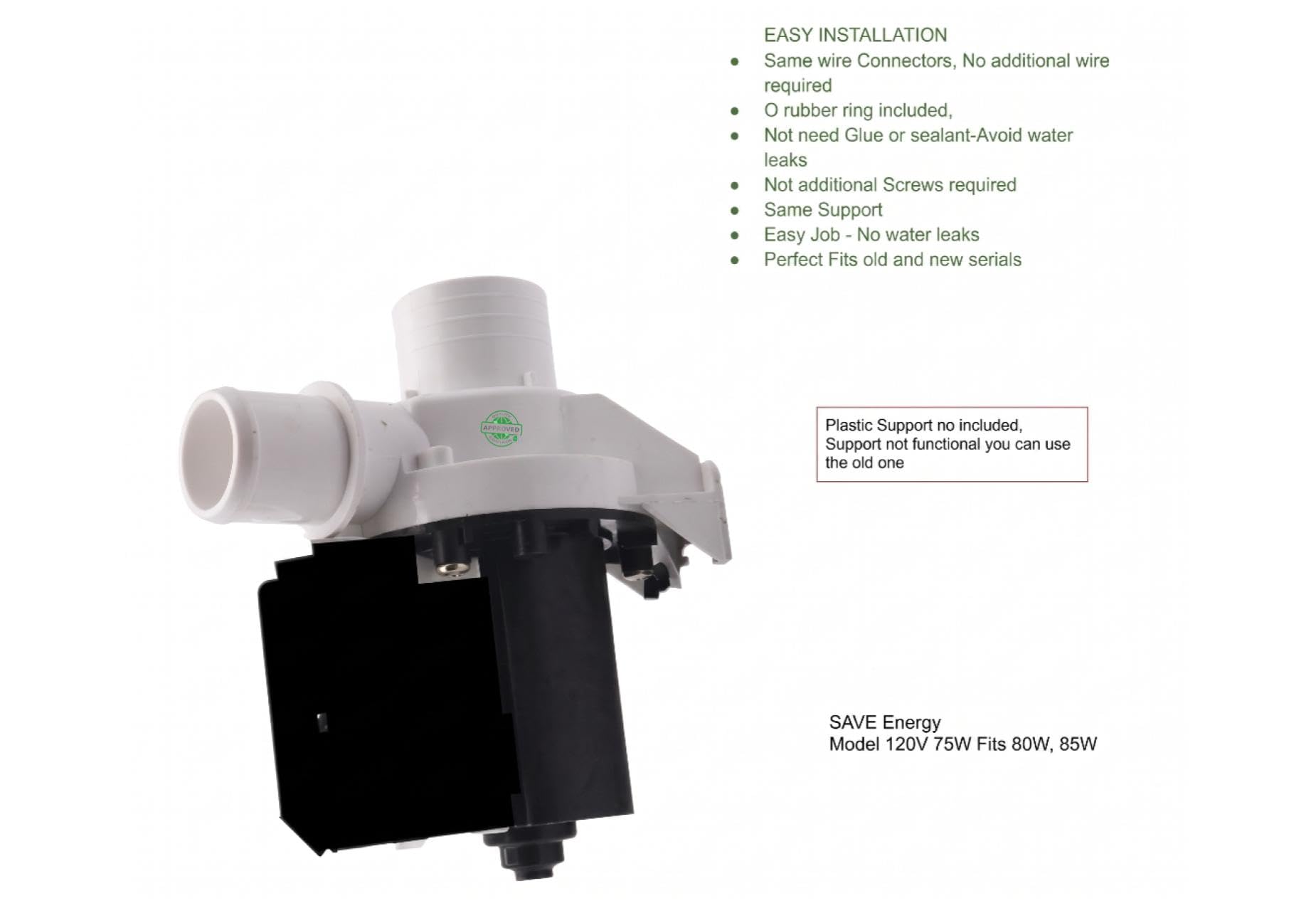 Amazon.com: GLOB PRO SOLUTIONS DP040-068 Washer Pump hANNING DPo40