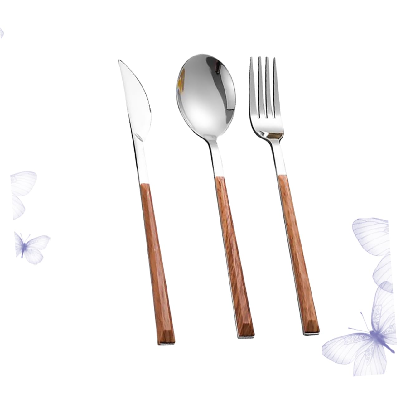 3pcs Set Stainless Steel Tableware Table Spoon Salad Thumb Guard for Grater Appetizer Fork Stainless Steel Spoon Fork Serving Platters with Lids Torch Kit Marbling and Fork