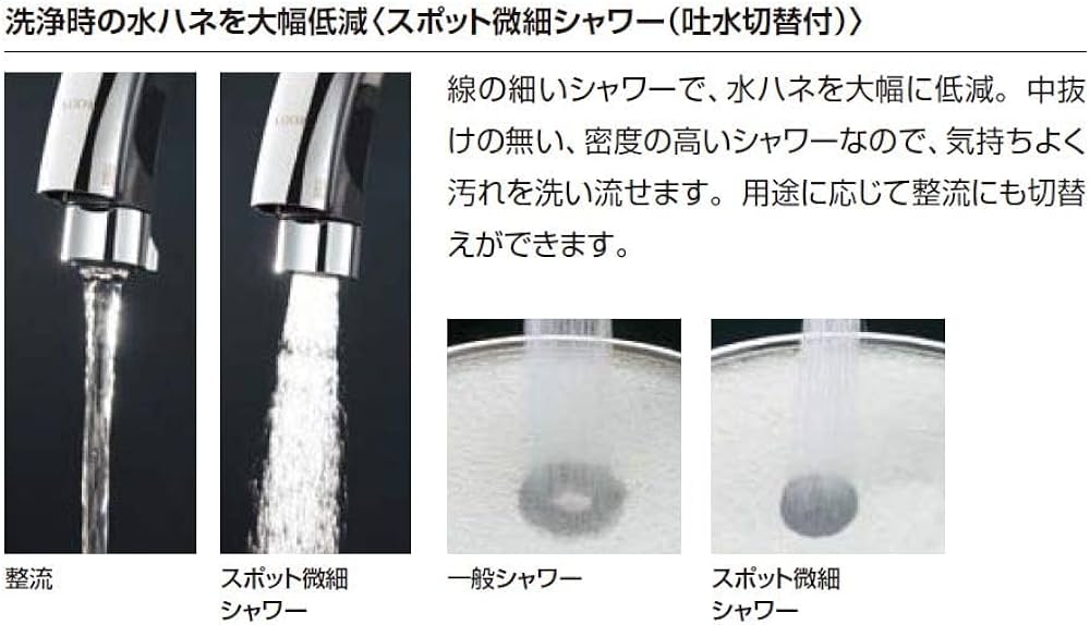 Amazon.co.jp: キッチン用 ワンホールシングルレバー混合水栓 ハンド