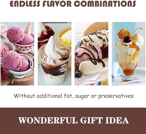 Soft-Serve-Eismaschine, 1000 ml, Haushalts-Eismaschine, Joghurt-Eismaschine für DIY-Küche, schnelle und einfache Eisherstellung – Bild 8