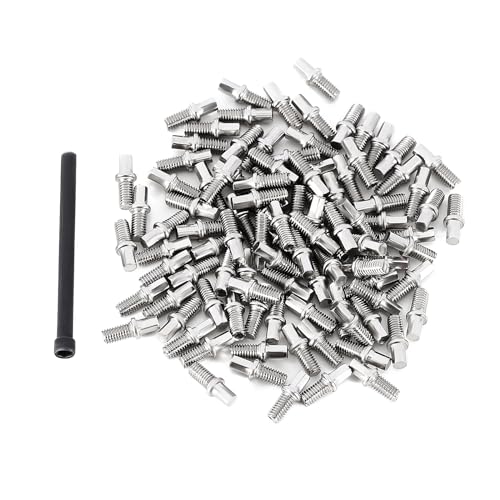INJORA 100Pcs M3*6MM Scale Stainless Hub Screw Kit for 1/10 RC Crawler Upgrade