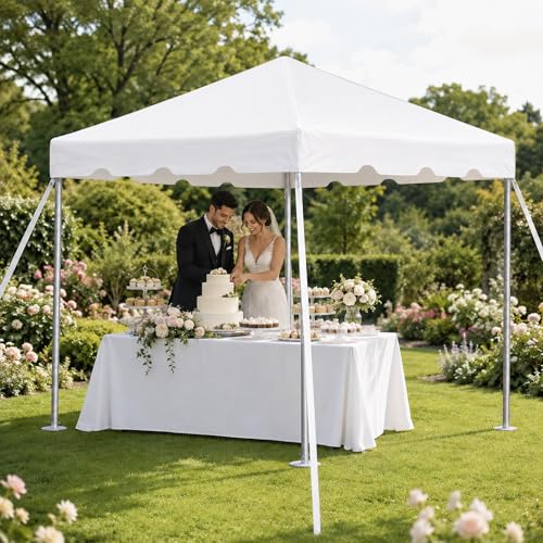 Party Tents Direct 10x10 Heavy-Duty Waterproof Canopy Tent...