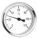 63mm 0-120c medidor de temperatura termo medio termómetro entrada trasera pulgadas