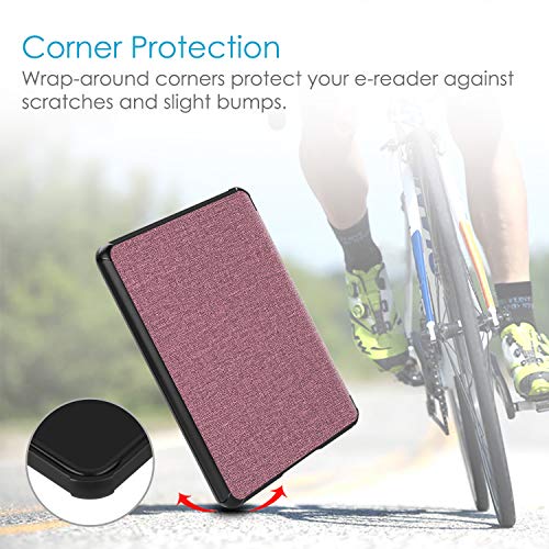 Image of Fintie Slimshell Case for 6 inch Kindle Paperwhite (10th Generation, 2018 Release) - Premium Lightweight PU Leather Cover with Auto Sleep /Wake for Amazon Kindle Paperwhite E-Reader, Plum