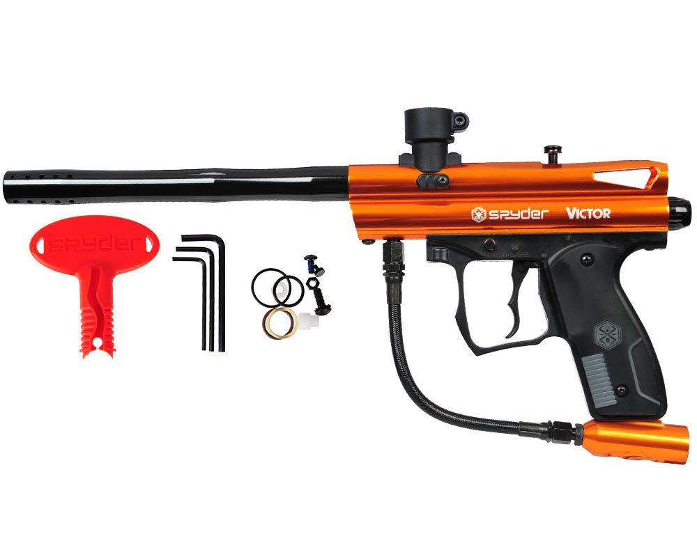 Amazon.co.jp: Spyder Victor セミオート CO2 ペイントボール
