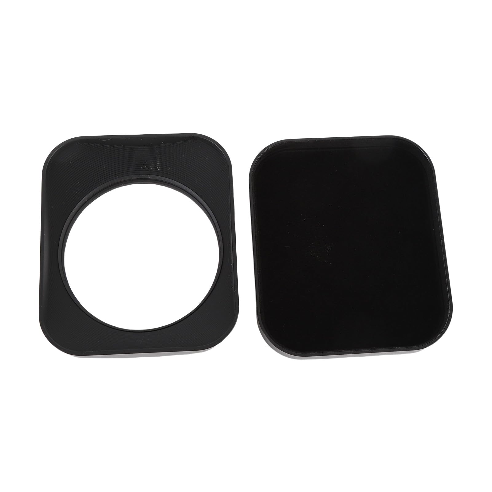Paraluce Professionale Quadrato per Fotocamera, Lavorazione CNC in Lega di Alluminio Ad Alta Resistenza, Blocca la Luce Diffusa e Riduce il Riflesso per Fotocamere Mirrorless DSLR, Lente (58MM)