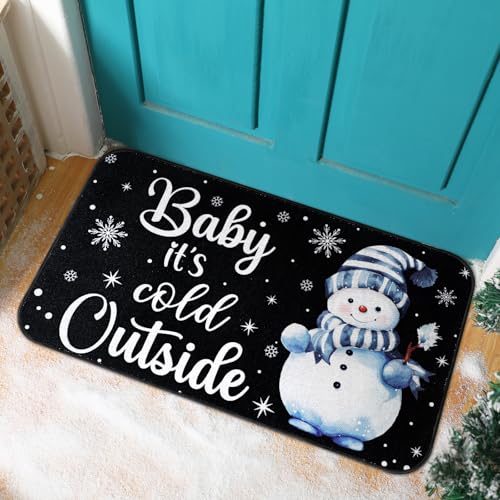 Funtery Baby It's Cold Outside Winter hA}bg NX}X}bg m[ hA}bg O  O ʔ tA ~ EFJhA}bg NX}Xzf[fR[Vp 40.5 x 28 cm(u