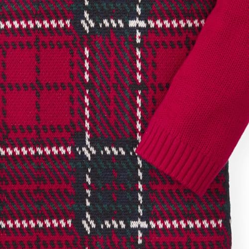 Image of Cable Knit Turtleneck Sweater Dress by Hope & Henry Girl