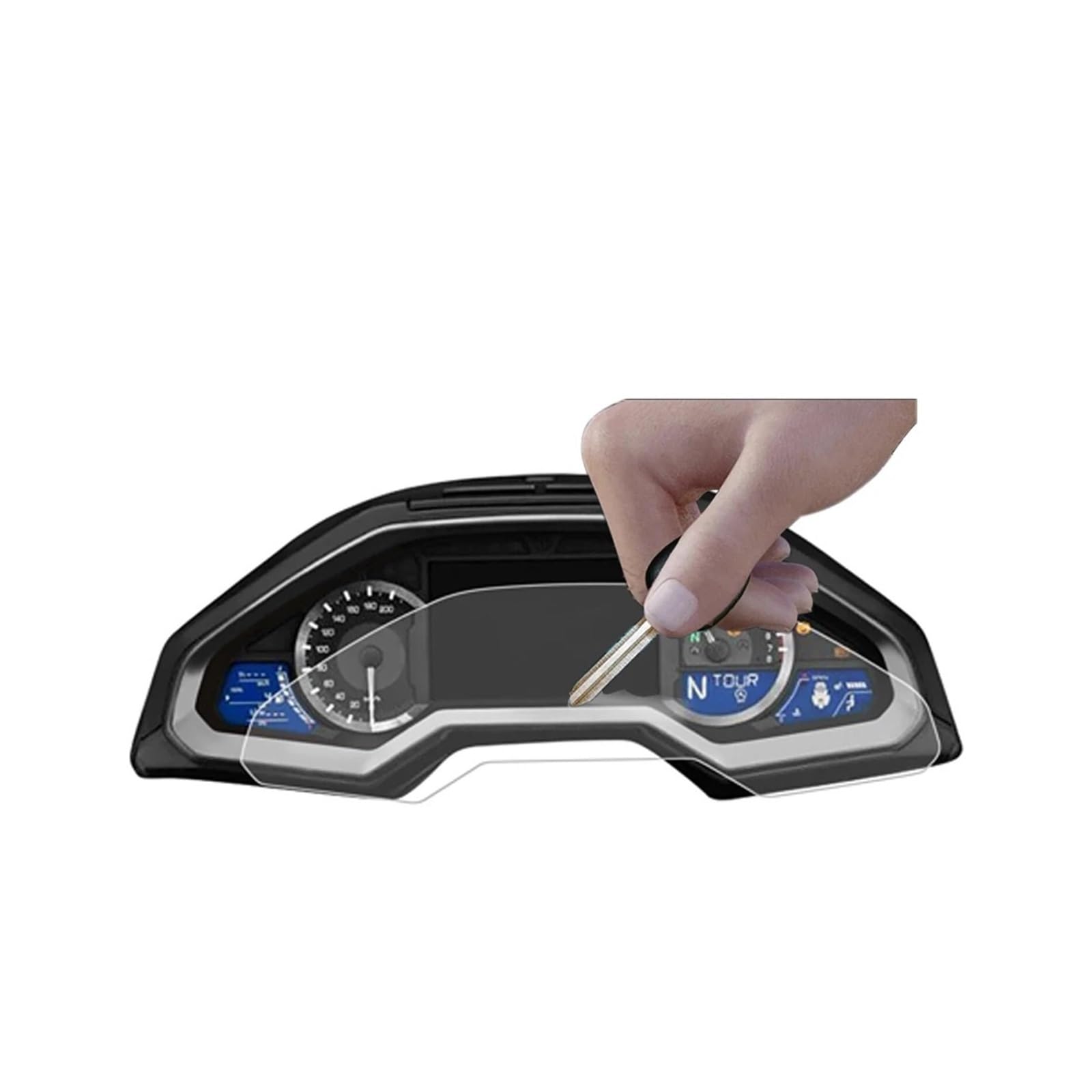 Pellicola Protettiva Per Cruscotto Honda Gold Wing 1800 2018-2023 - Trasparente, Anti Graffi - Foto 11