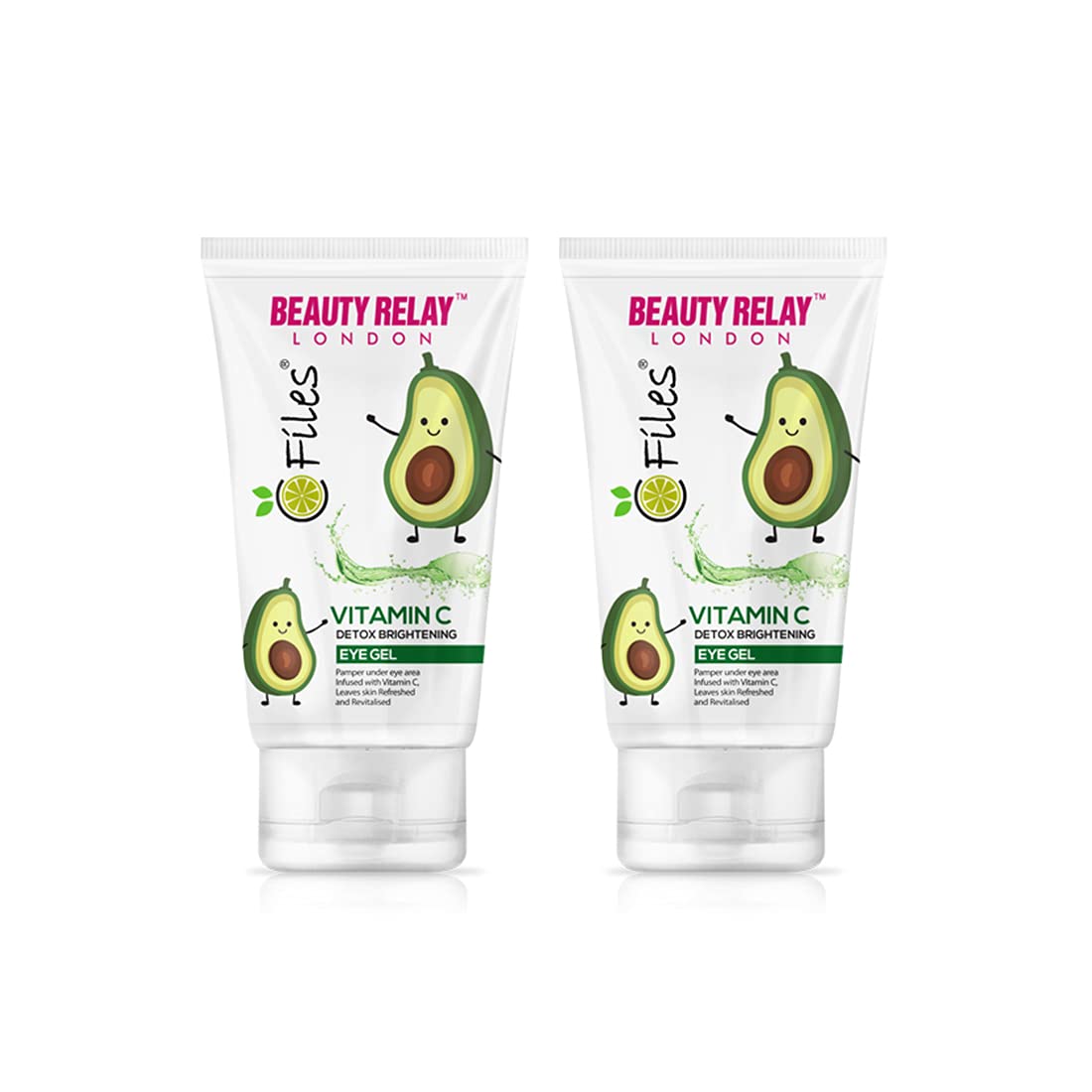 Beauty Relay London C Files Vitamin C Detox Under Eye Gel .Removes Dark Circle,reduce puffiness. Eye Gel with Castor Oil, Gojiberry, Orange, Kakadu Plum, Lemon Oil & VitaminE 50g (Pack Of 2)-image-43