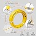 Kinchoix 35ft 1/2'' CSST Gas Line Flexible Gas Line 1/2 Pipe with 2 Male Fittings Corrugated Stainless Steel Tubing for Natural Gas Propane