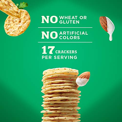 Image of Blue Diamond Almonds Gluten Free Almond Nut-Thins Cracker Crisps, Country Ranch, 4.25 Ounce (Pack of 12)