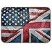 Szybkoschnąca mata flagi Zjednoczone Ameryka Królestwo Ociekacz do naczyń Mata Zmywalna Suszarka Chłonna Suszarka Mata na talerze Szkło Blat kuchenny 46 x 41 cm