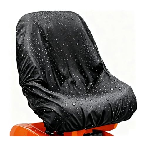Waterproof Trator Seat Cover Riding Lawn Mower Seat Cover Compatible with John Deere for Kubota for Cub Cadet for Husqvarna Fits Seat up to 18 High (Large)