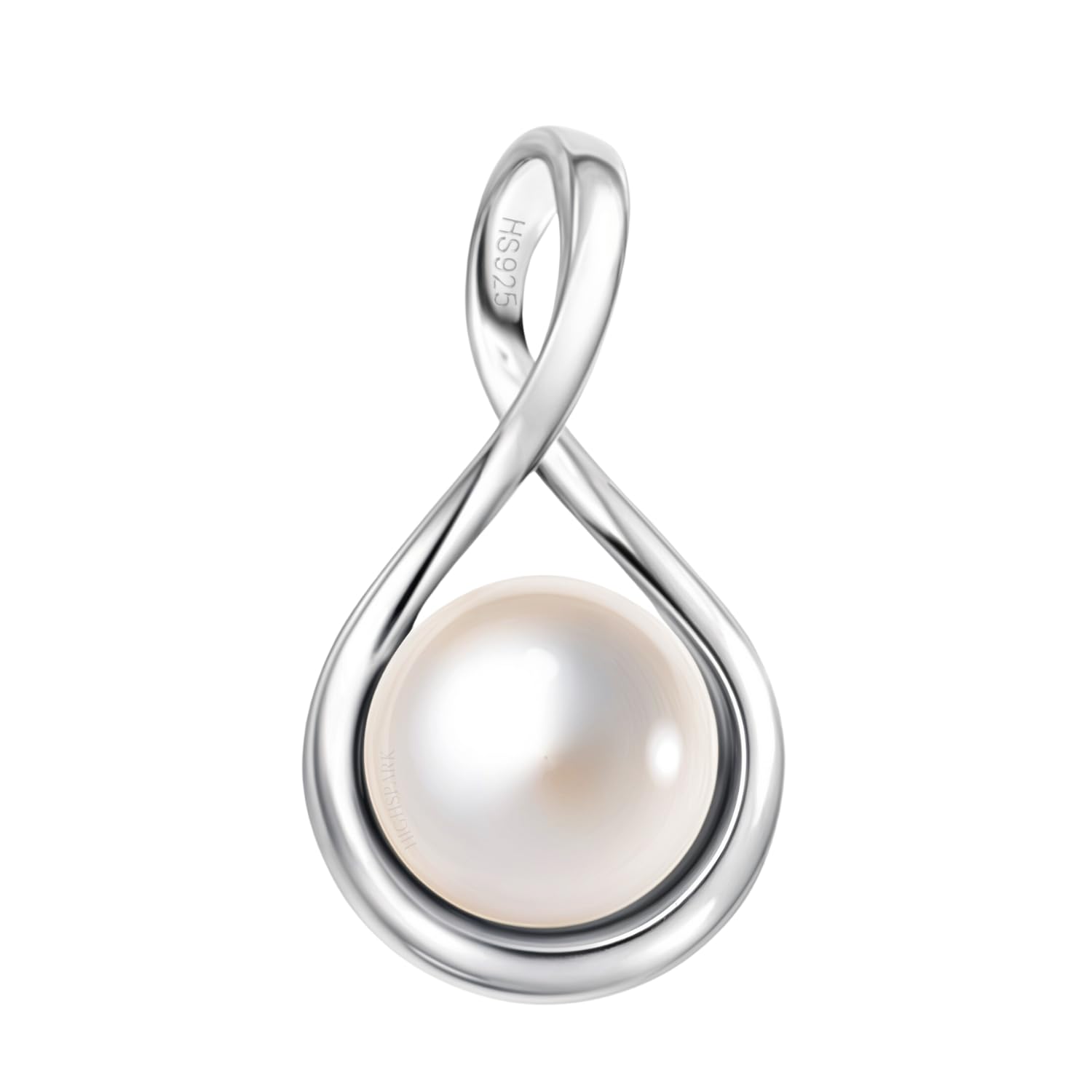 925 Silver Twist Pearl Pendant For Women | 92.5 Sterling Silver & Brilliant Lustre Pearls | Lovely Gift-image-16