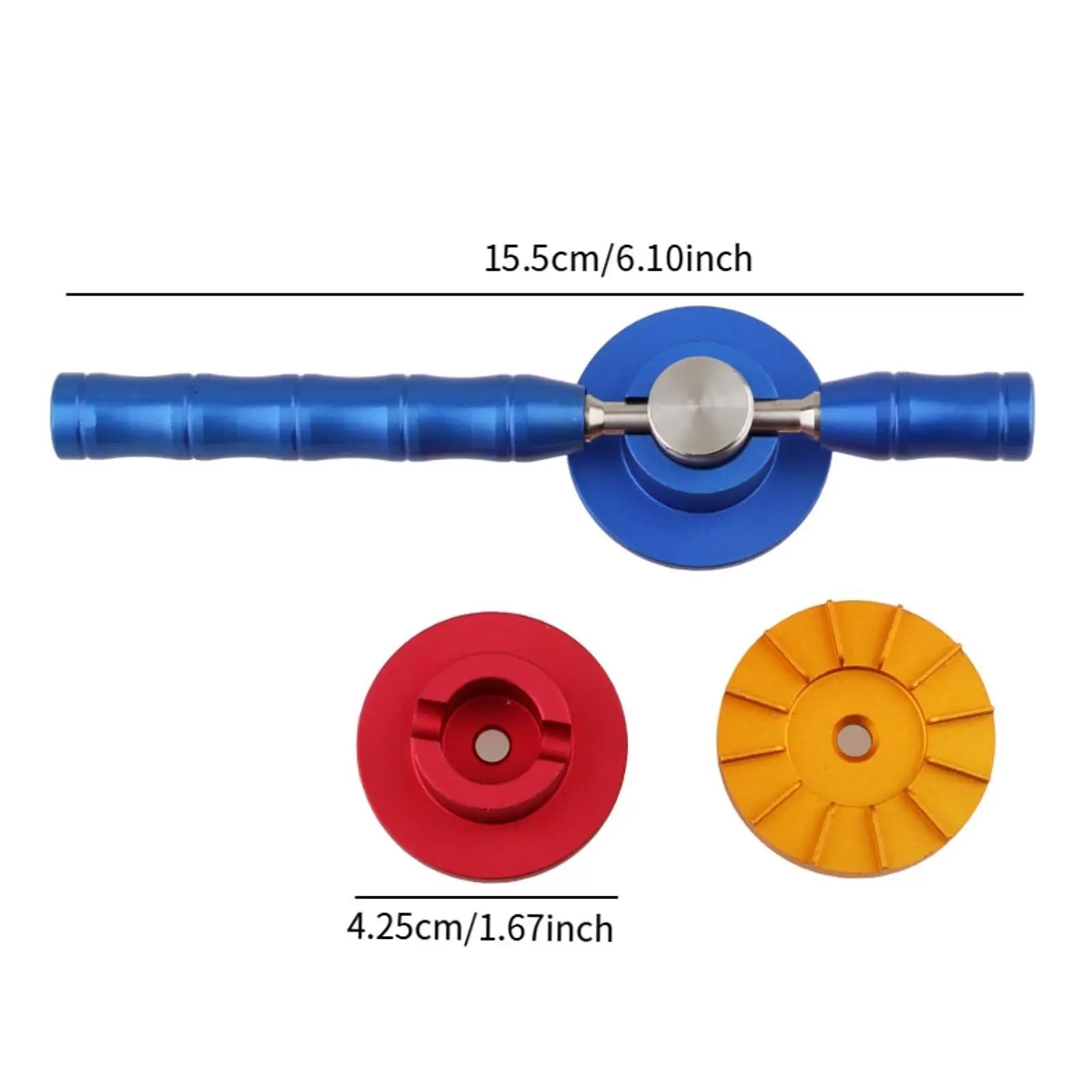 Kit de Herramientas for abridor Relojes, Cajas, Apertura con 3 Troqueles, removedor Cubierta Trasera Reloj, Herramienta reparación para Abrir Tapa Trasera de Reloj