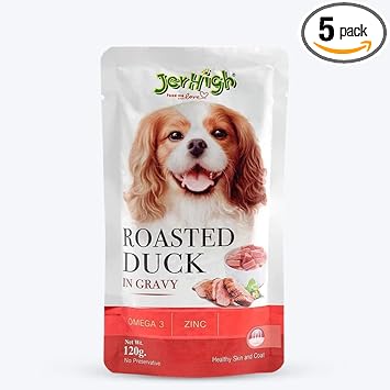 Jer High Dog Gravy Roasted Duck Flavour (120gram) | Pack of 5