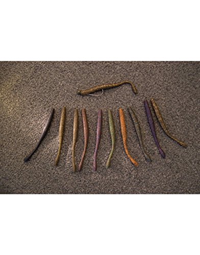 Isca Berkley Power Bait Maxscent Hit Worm Isca (10 unidades), sementes de abóbora, 11,4 cm