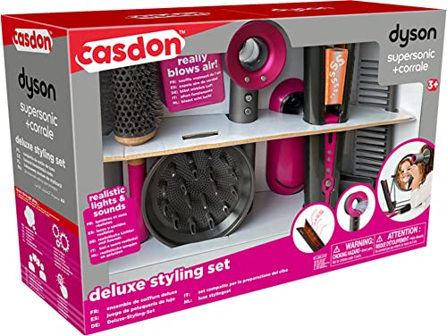 Dyson - Kit de peinado con secador de pelo y plancha alisadora (6 unidades)