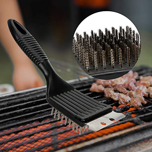 Runy Useful BBQ Cleaning Tools Barbecue Grill Brush Cooking Tools Wire Bristles Cleaning Brushes Outdoor Home BBQ Accessories