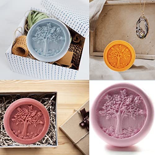 Nimozekd Silicone Soap Molds For Soap Making 2Pcs Life Tree Soap Mold Candle Candy Resin Crafts Bath Bomb Car Freshie Mold Soap Making Polymerclay Baking Tools Diy Skincare Products #TOP5
